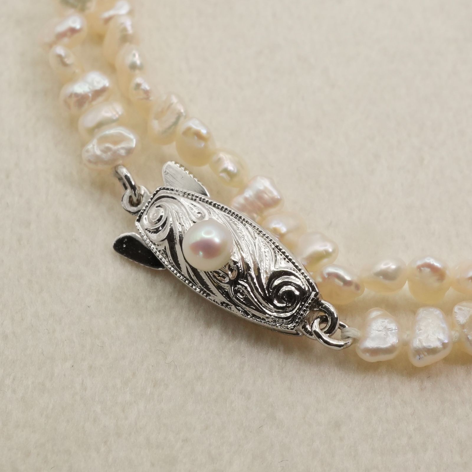 田崎真珠 シルバー 淡水パール ネックレス タサキ/25-2448S - メルカリ