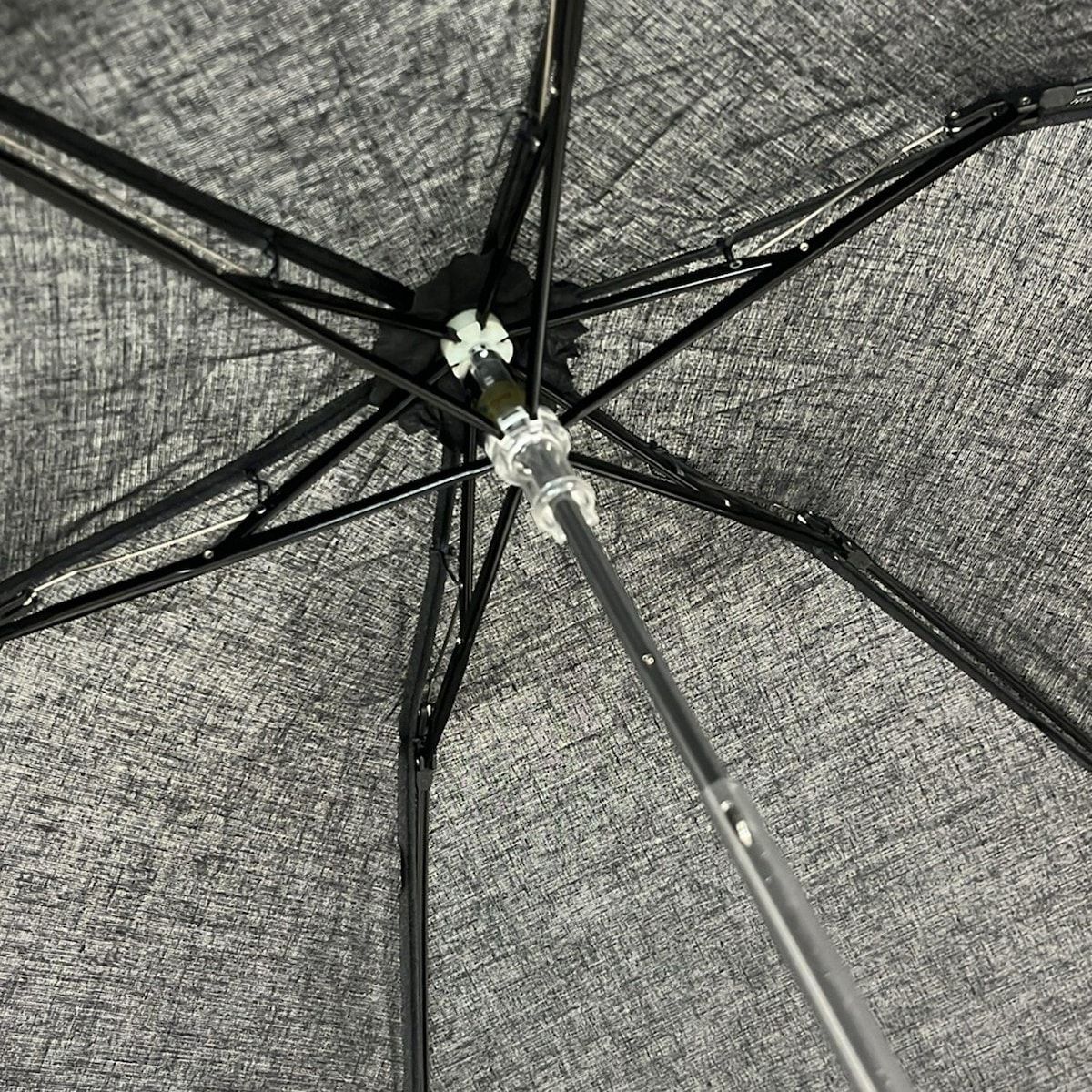 美品✨BURBERRY バーバリー フリル付き折りたたみ日傘 ブラック BURBERRY 折りたたみ日傘 ブラック ノバチェック柄 フリル 2段階式