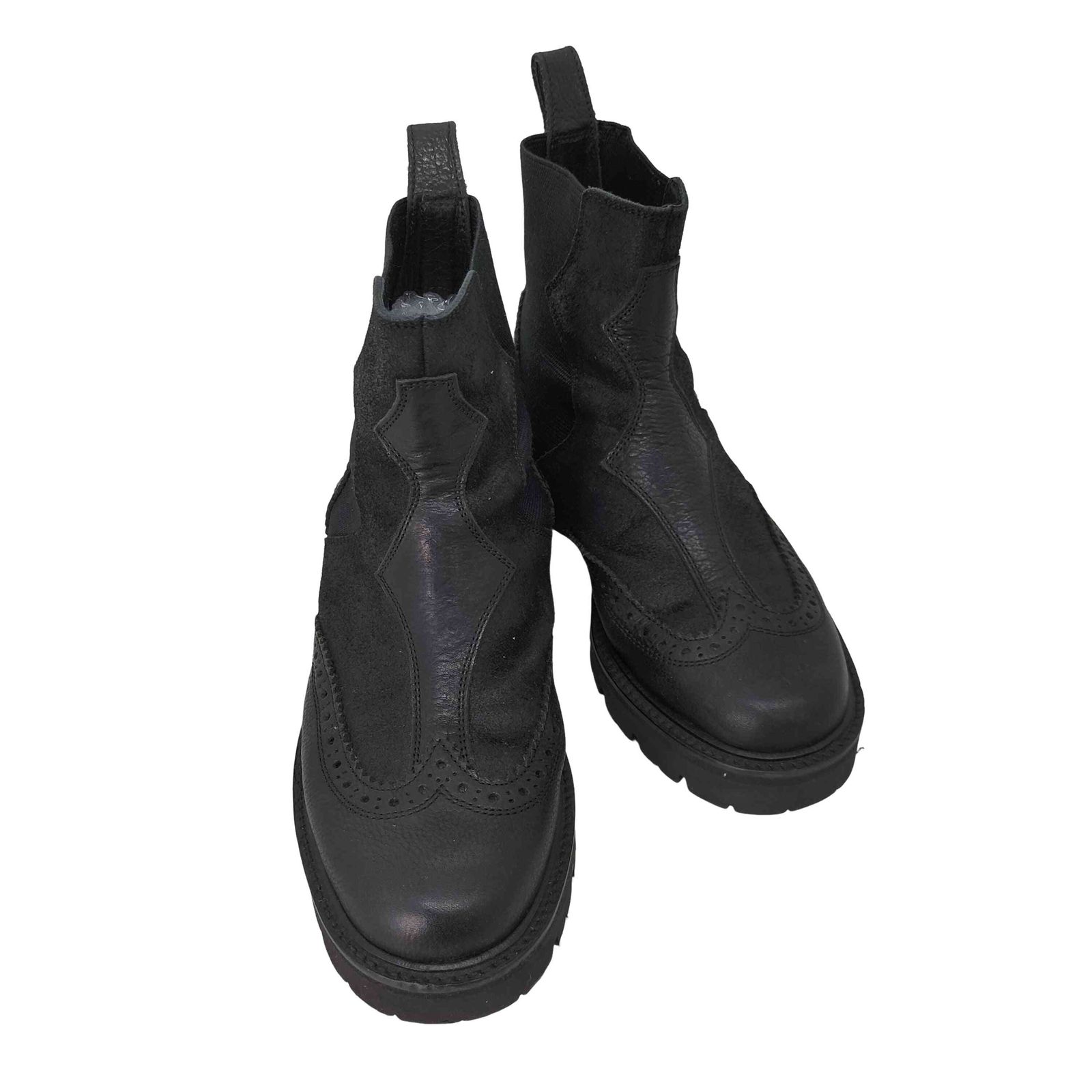 Ys(ワイズ) ウィングチップ サイドゴアブーツ レディース 表記無 【中古】【ブランド古着バズストア】 ワイズ Ys ウィングチップ サイドゴアブーツ レディース 表記無 - メルカリ