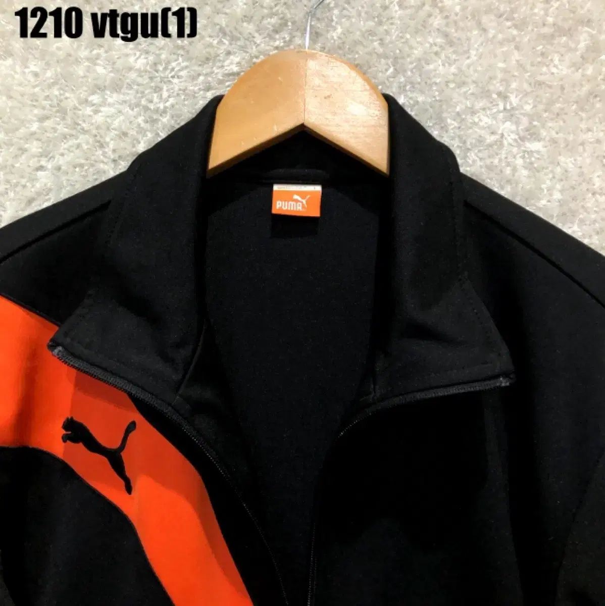 プーマ ブラック オレンジ トラック ジャケット L - メルカリ