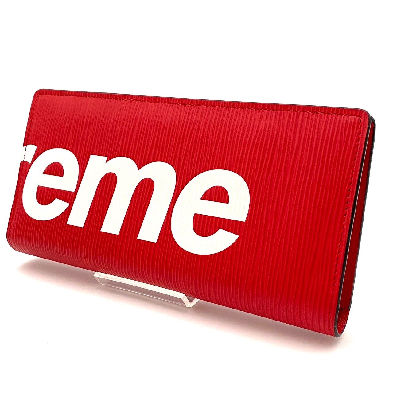 Louis Vuitton Supreme コラボ 長財布 レッド 激レア新品同様】ルイヴィトン supreme シュプリーム コラボ