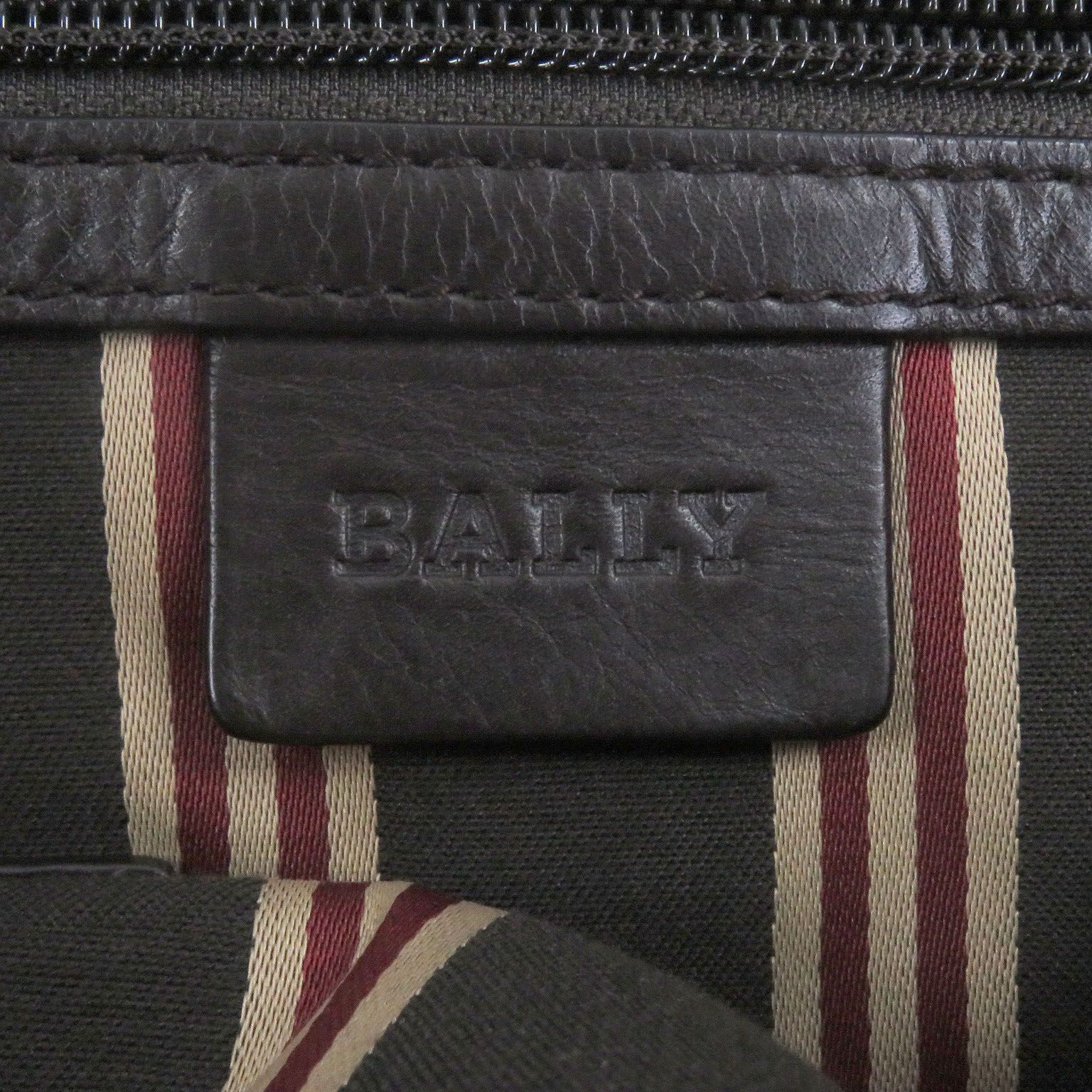 美品□BALLY バリー TOLEN GYHI 一部ストライプ レザー 2WAY 大型