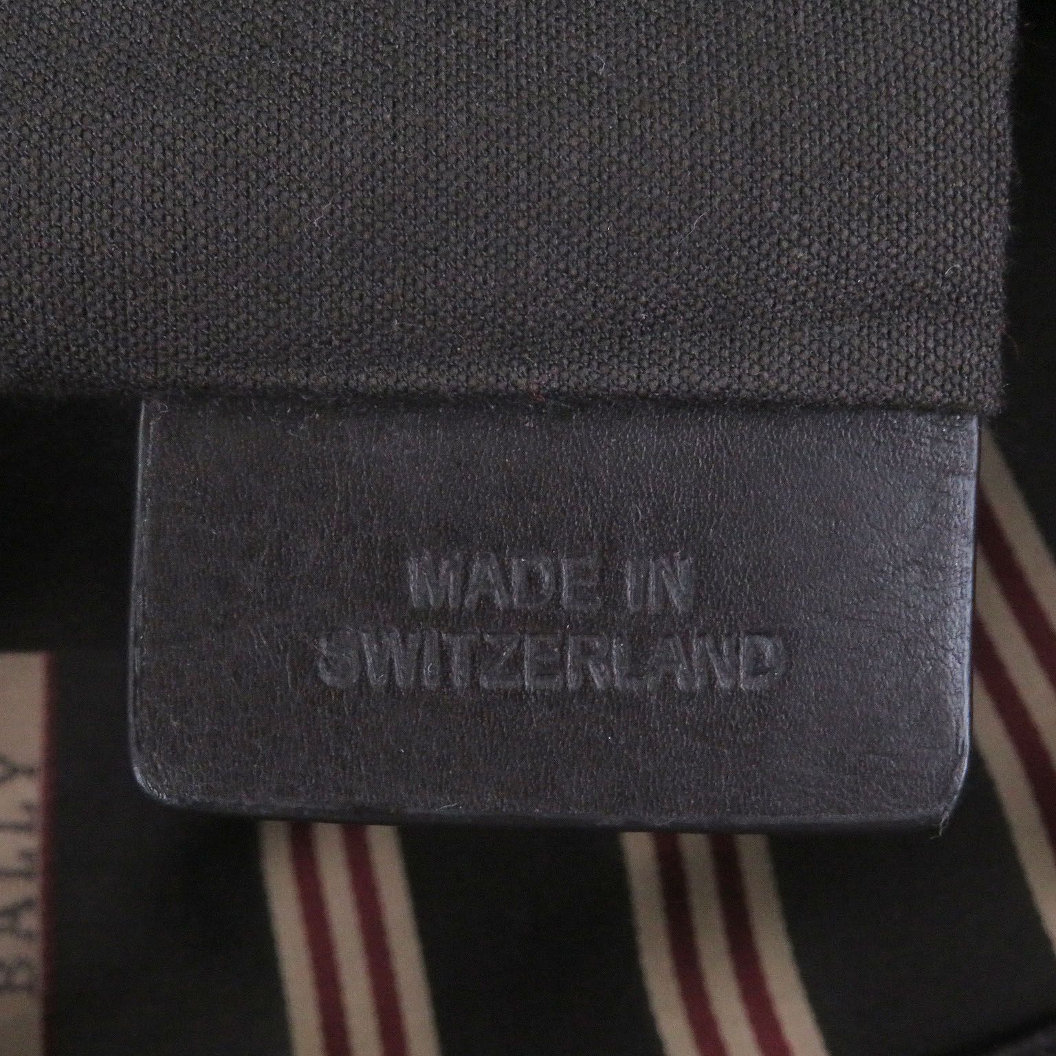 美品□BALLY バリー TOLEN GYHI 一部ストライプ レザー 2WAY 大型