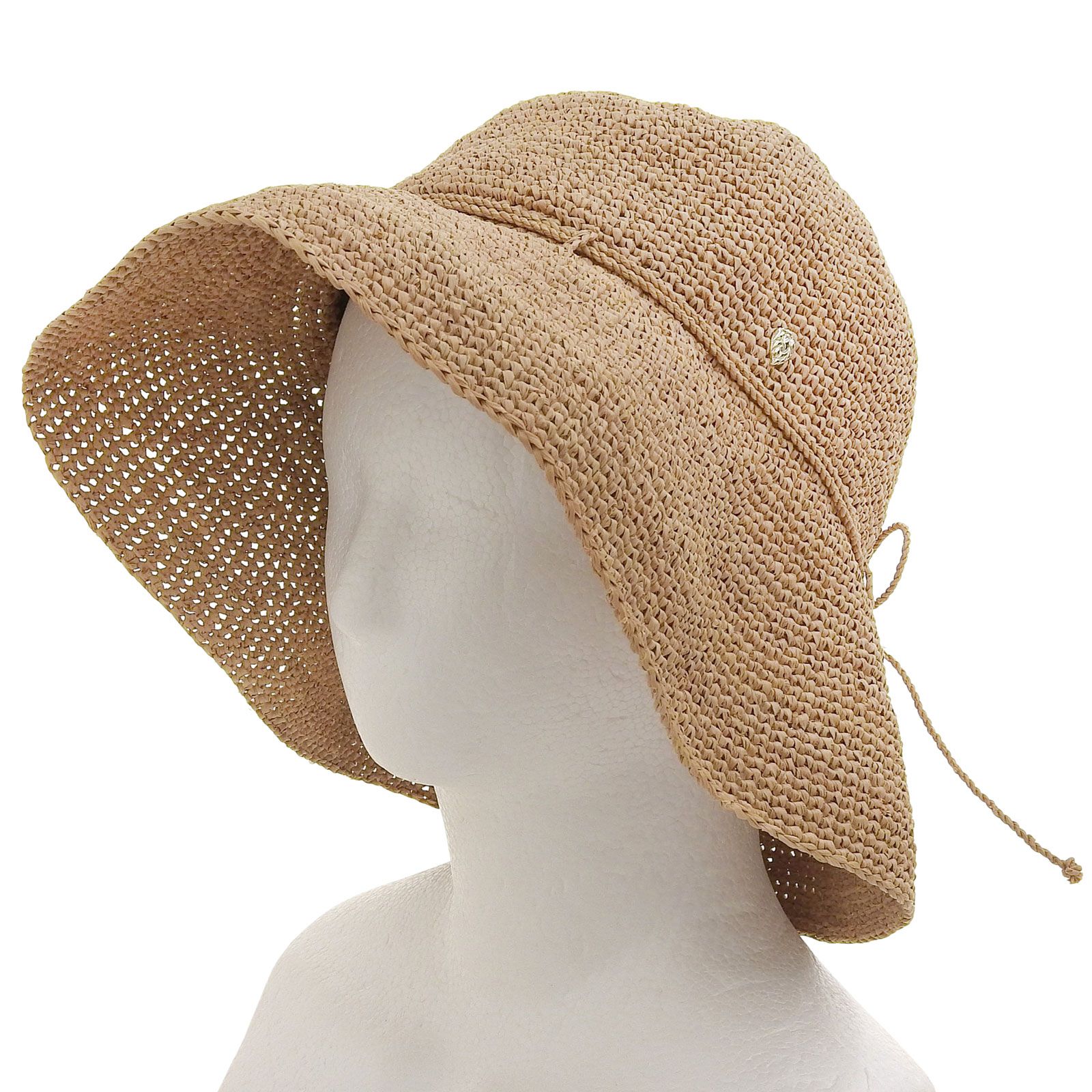 極美品△HELEN KAMINSKI ヘレンカミンスキー Villa 9 ラフィア100