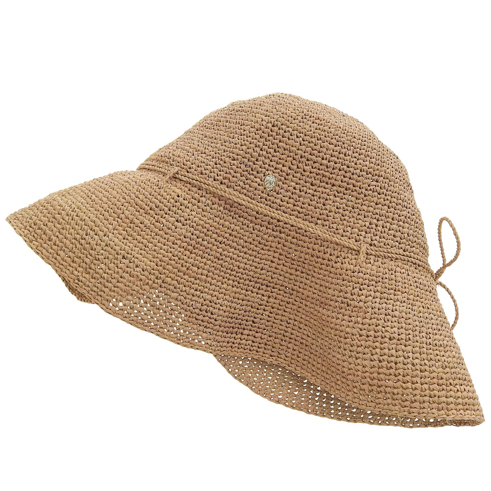 極美品△HELEN KAMINSKI ヘレンカミンスキー Villa 9 ラフィア100