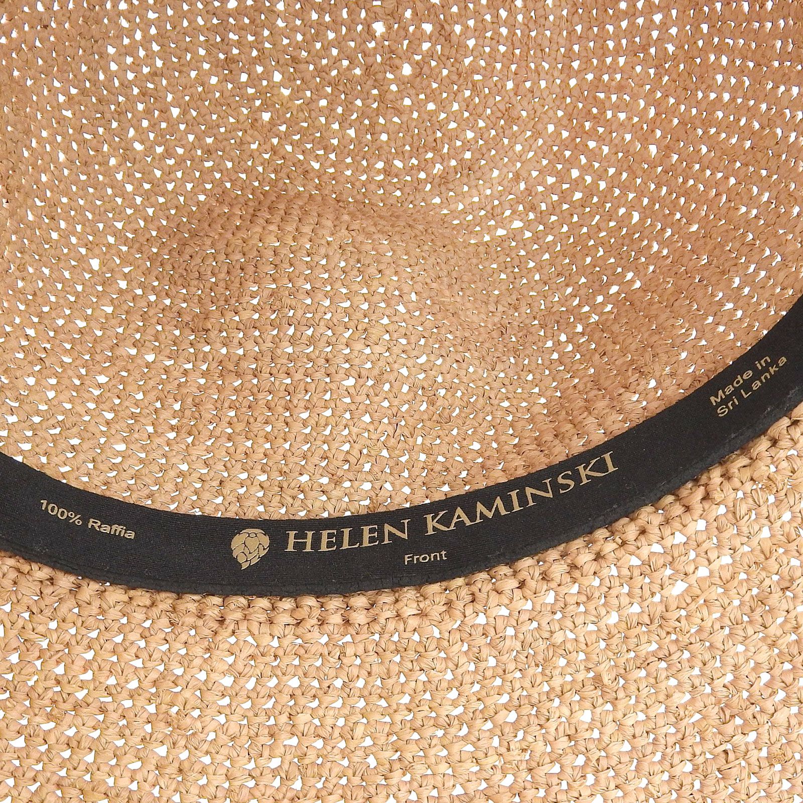 極美品△HELEN KAMINSKI ヘレンカミンスキー Villa 9 ラフィア100