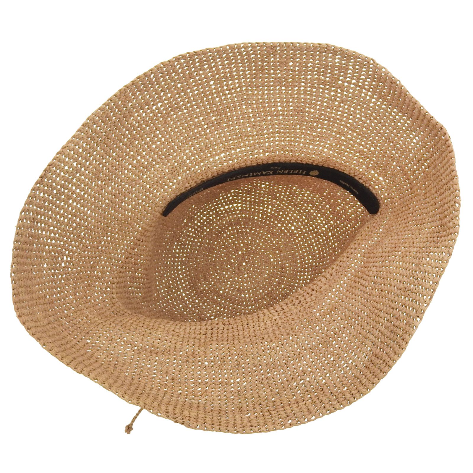 極美品△HELEN KAMINSKI ヘレンカミンスキー Villa 9 ラフィア100