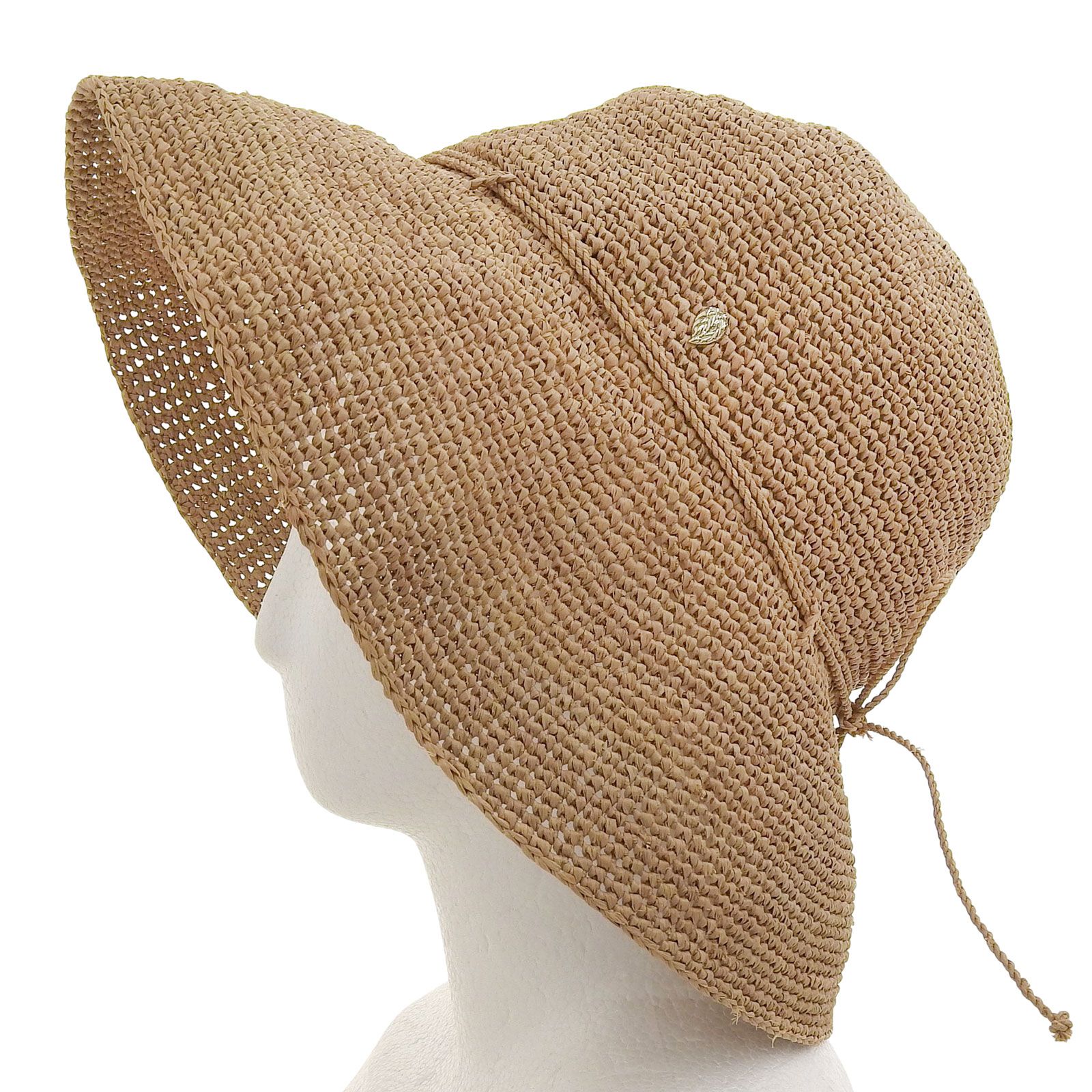 美品　ヘレンカミンスキー　HELEN KAMINSKI 麦わら帽子ストローハット 極美品△HELEN KAMINSKI ヘレンカミンスキー Villa 9 ラフィア100