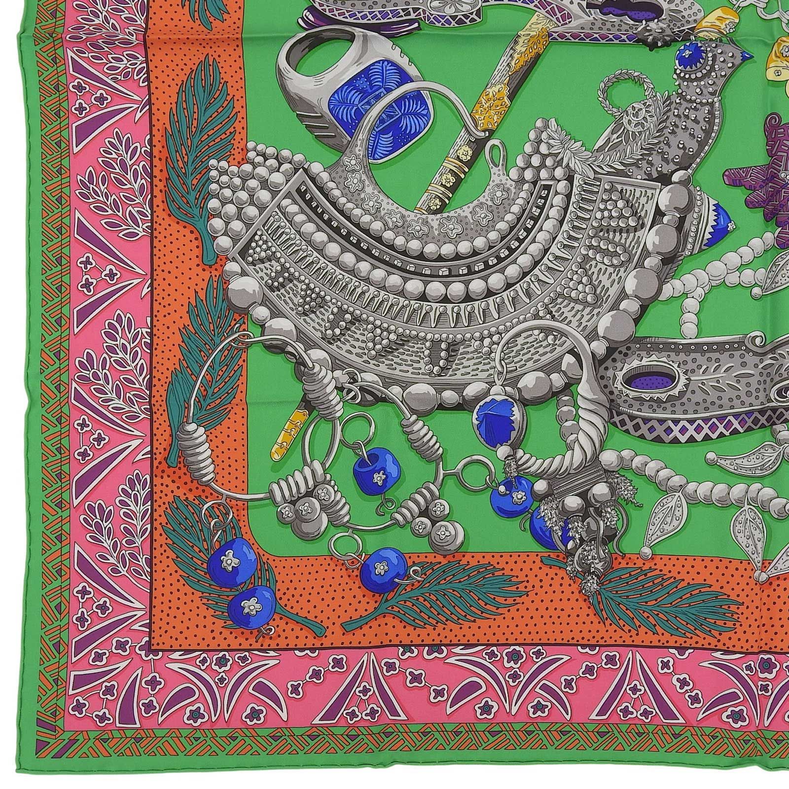 未使用品△HERMES エルメス カレ90 ZENOBIE REINE DE パルミラの女王