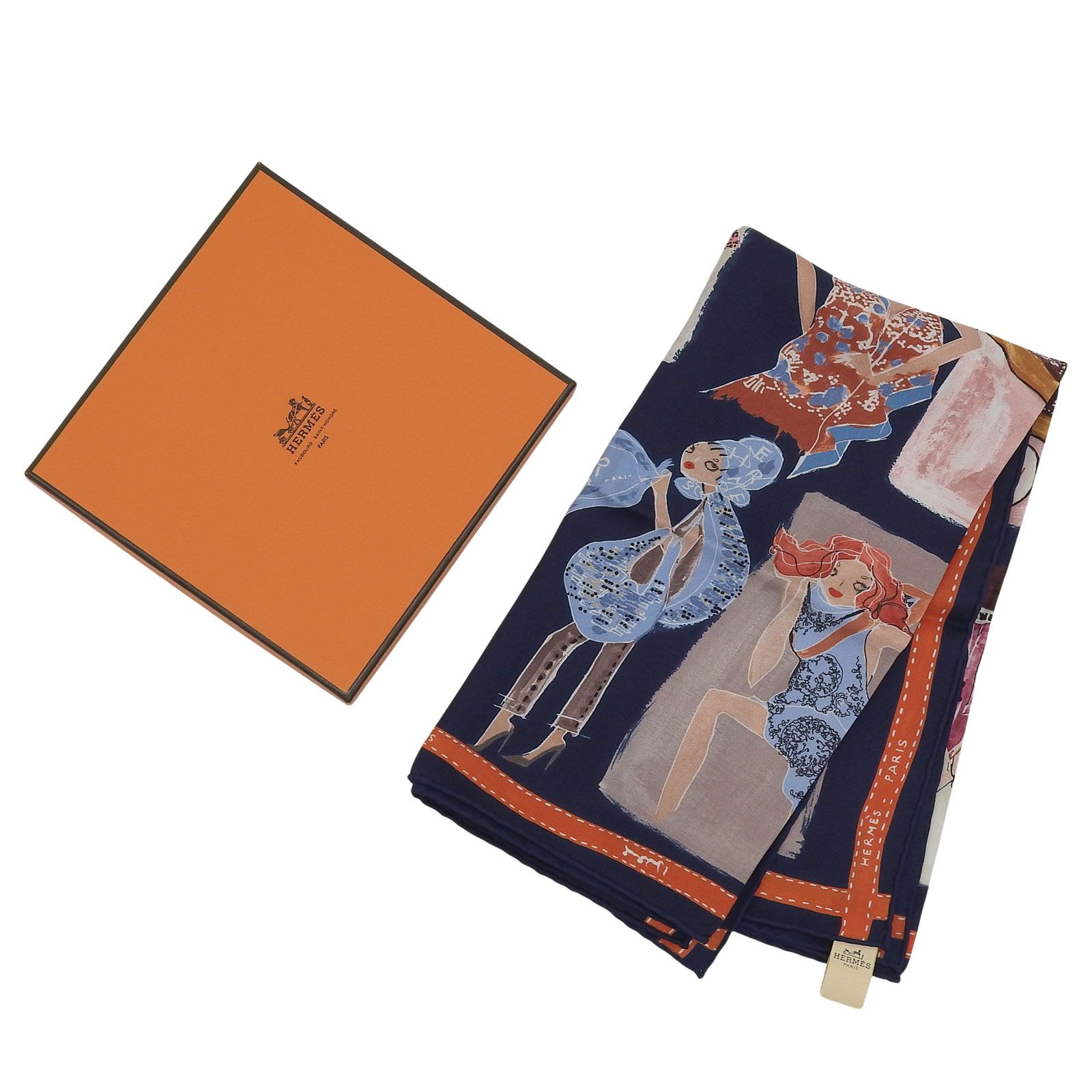 未使用品△HERMES エルメス カレ70 J'aime mon Carre ジェームモンカレ