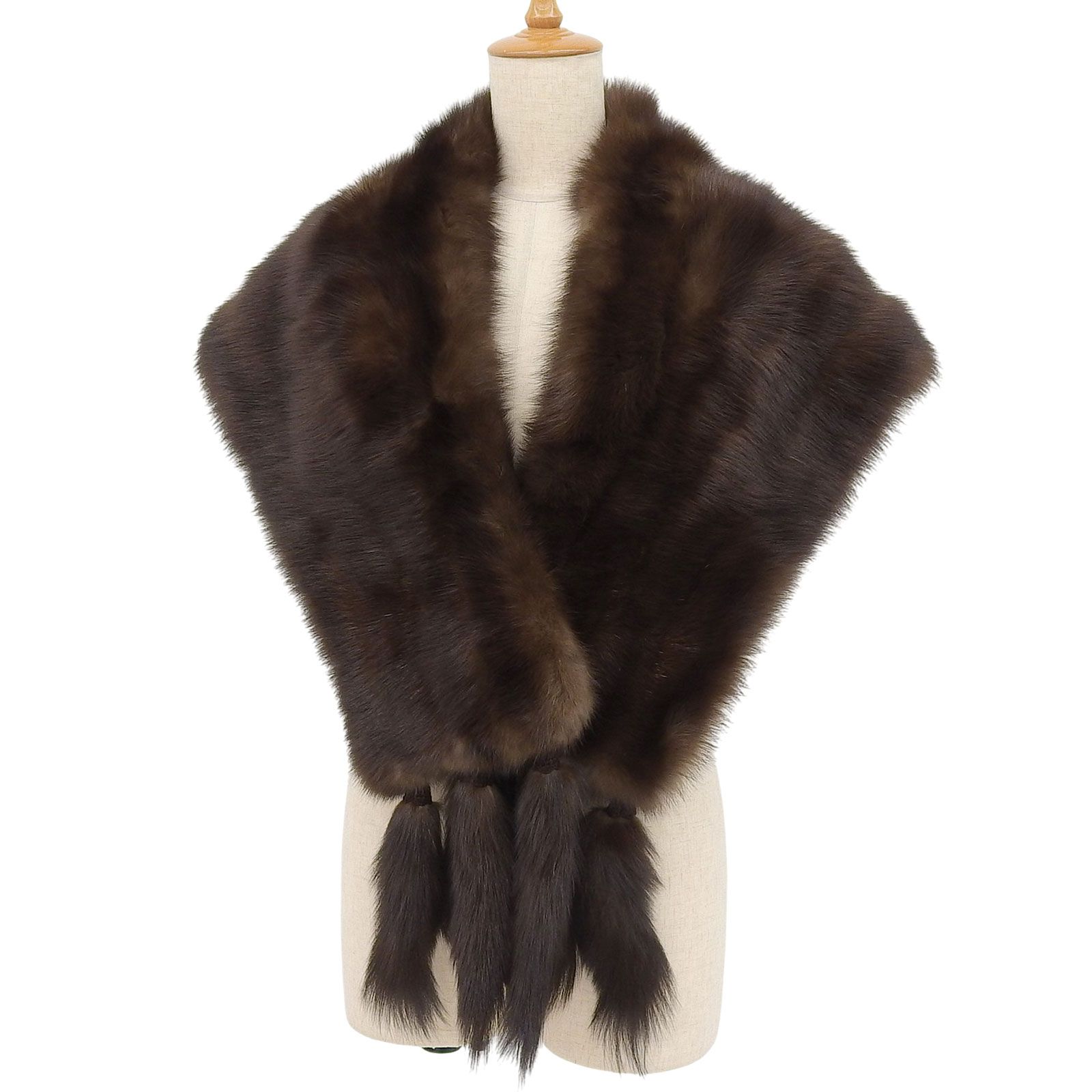 未使用品△SOBOL ソボル ロシアンセーブル RUSSIAN SABLE 房付き 本