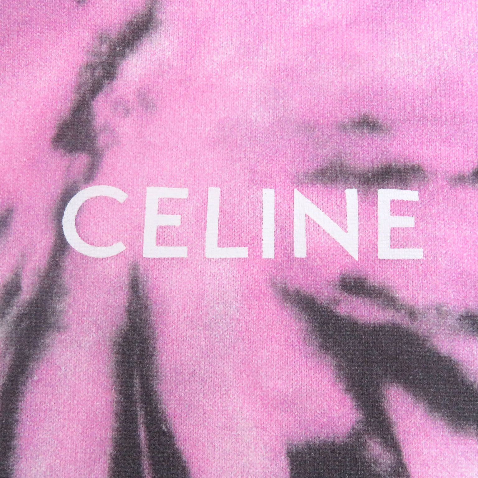 美品□CELINE セリーヌ 23SS 2X59G649V エディ期 タイダイ柄 コットンジャージー ルーズTシャツ 半袖 マルチカラー M イタリア製 正規品 美品□CELINE セリーヌ 23SS 2X59G649V エディ期 タイダイ柄 コットン