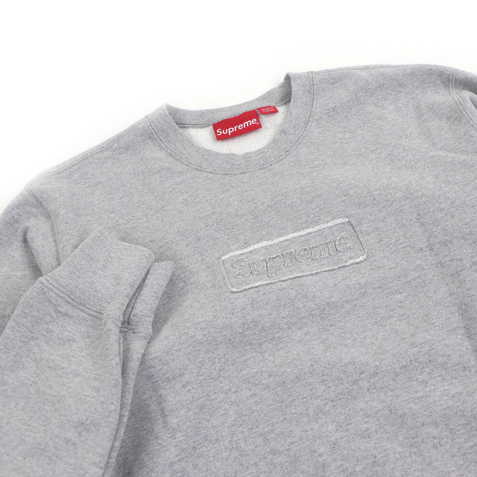 極美品□Supreme シュプリーム 20SS Cutout Logo Crewneck ボックス