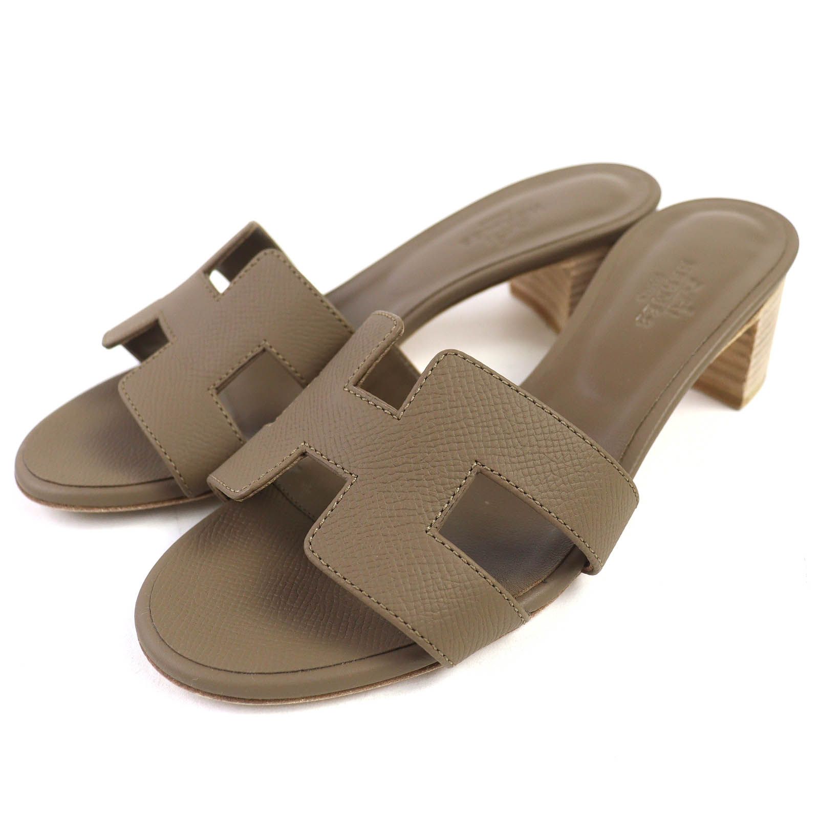 エルメス　オアジス　エトゥープ　35 エルメス オアジス エトゥープ 35 エルメス HERMES サンダル オアジス