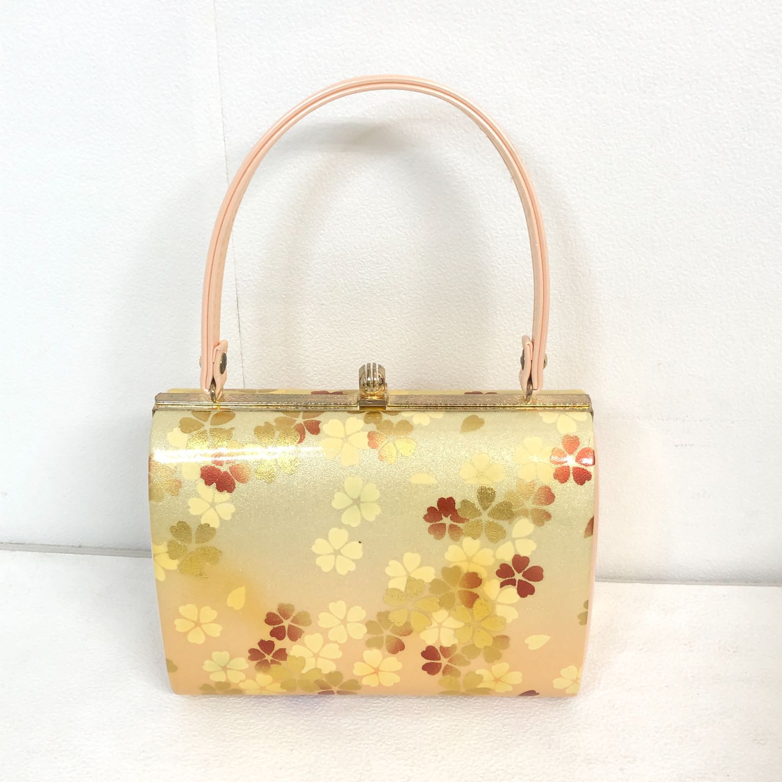 和装用バッグと草履セット　新品未使用　美品　ゴールド　桜　成人式　結婚式 SOUBIEN（創美苑） 草履バッグセット 成人式 草履 バッグ 振袖