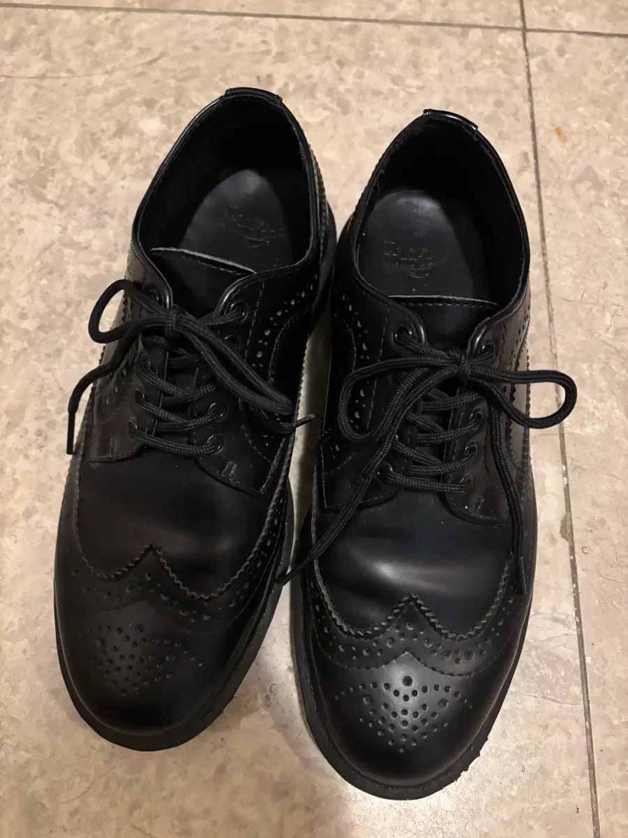 UK 7 DR MARTENS ドクターマーチン 1461 ウール ウイングチップ 260