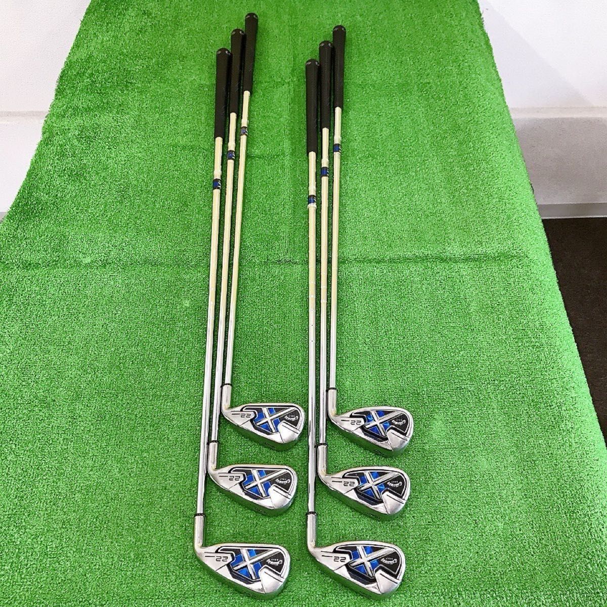 ツ17☆キャロウェイ X-22 6本アイアンセット Callaway エックスS NS