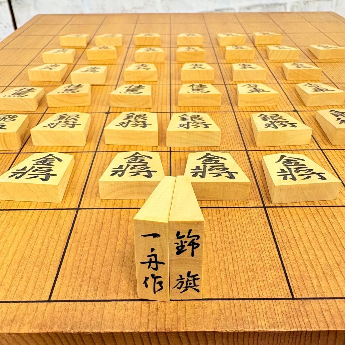 将棋駒 一舟作 錦旗 将棋 コマ 希少 - メルカリ