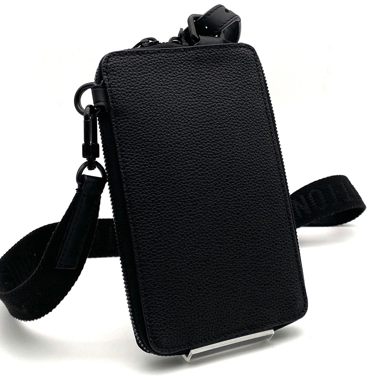 ルイヴィトン アエログラム ファンポーチ ショルダーバッグ スマホポーチ ブラック