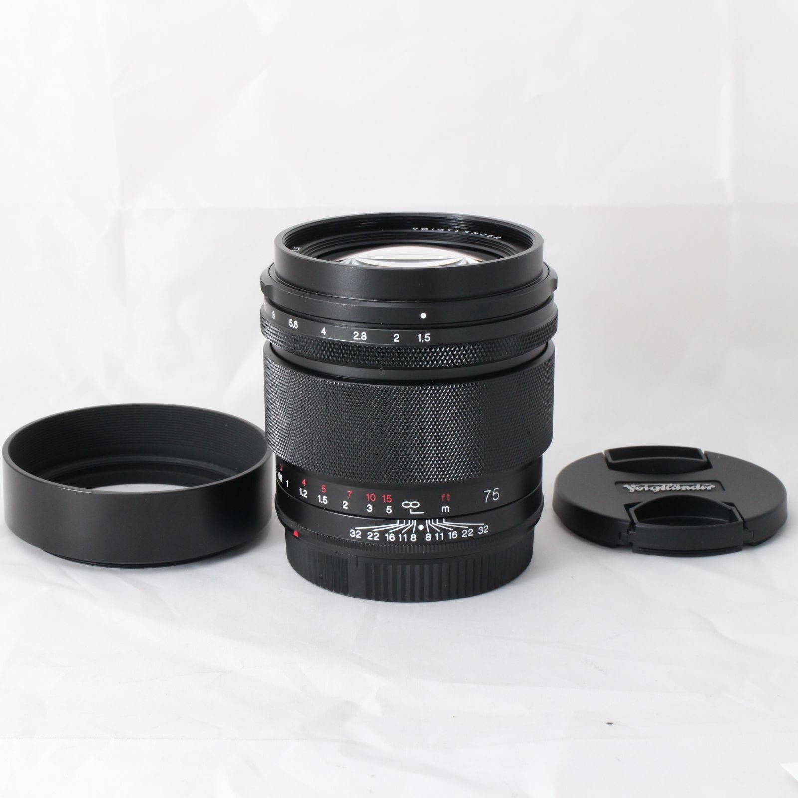 Voigtlander フォクトレンダー NOKTON 75 mm F 1 5 Aspherical Canon キヤノン RF mount マニュアルフォーカス 中望遠レンズ 4421