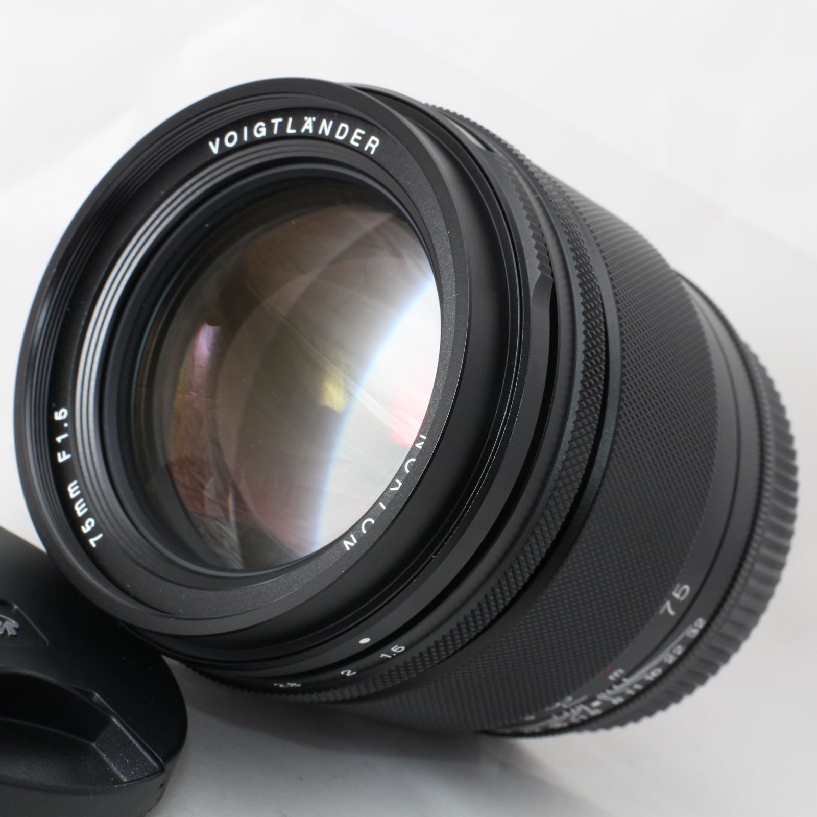 Voigtlander フォクトレンダー NOKTON 75 mm F 1 5 Aspherical Canon キヤノン RF mount マニュアルフォーカス 中望遠レンズ 4421