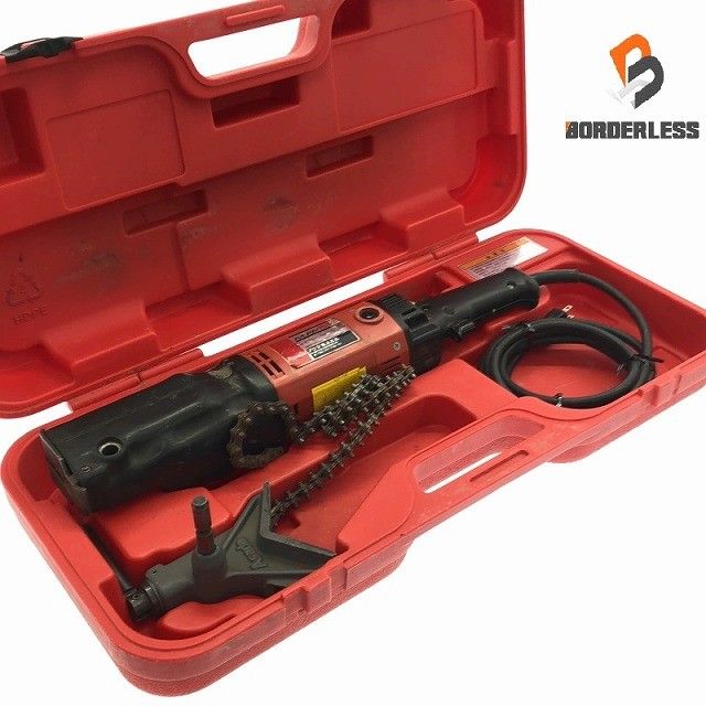 品 ASADA アサダ 100 V パイプソー 165 S チェーンバイス ケース付 コード式 パイプ切断機 レシプロソー セーバソー115452