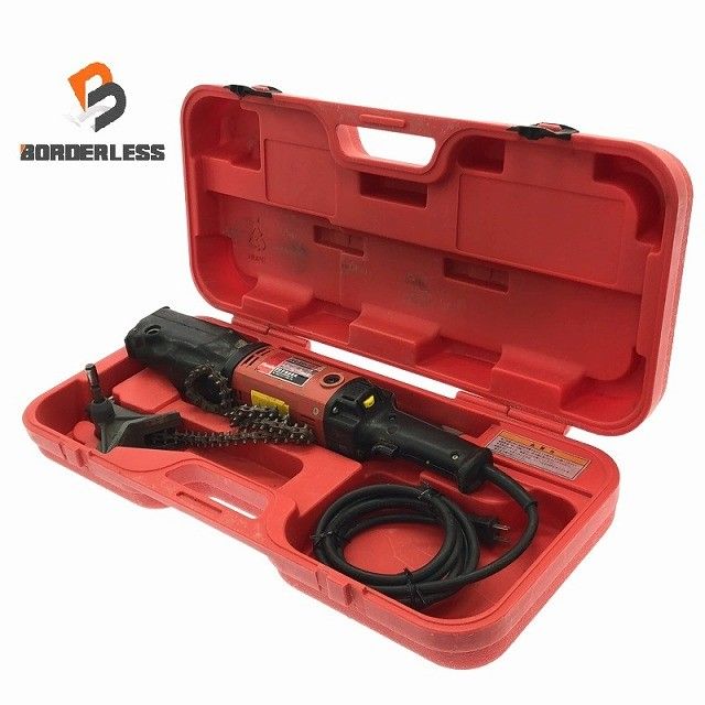 品 ASADA アサダ 100 V パイプソー 165 S チェーンバイス ケース付 コード式 パイプ切断機 レシプロソー セーバソー115452