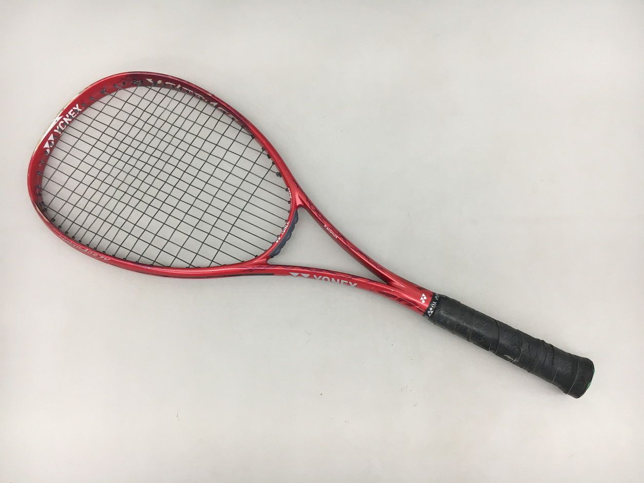 ヨネックス YONEX 軟式テニスラケット ボルトレイジ クレナイ 7 V ケース付 ソフトテニス STAマーク付き