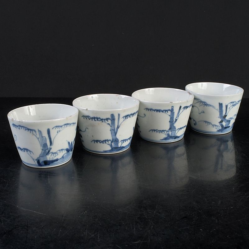 伊万里焼 古伊万里 染付 蕎麦猪口 煎茶碗 11客まとめて C S453 - メルカリ