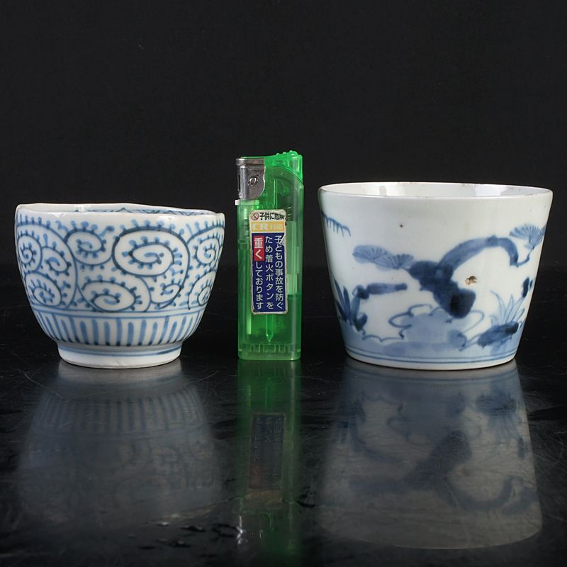 伊万里焼 古伊万里 染付 蕎麦猪口 煎茶碗 11客まとめて C S453 - メルカリ