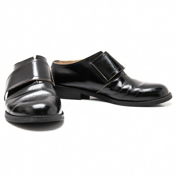 ヨウジヤマモト ファムYohji Yamamoto FEMME レザーベルクロベルテッド