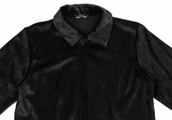 トリココムデギャルソンtricot COMME des GARCONS ベロアジップアップ