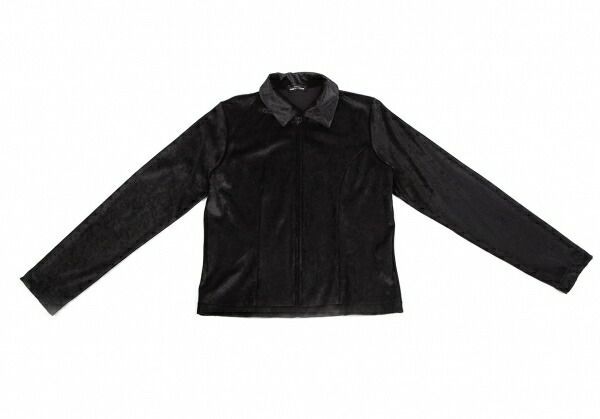 トリココムデギャルソンtricot COMME des GARCONS ベロアジップアップ