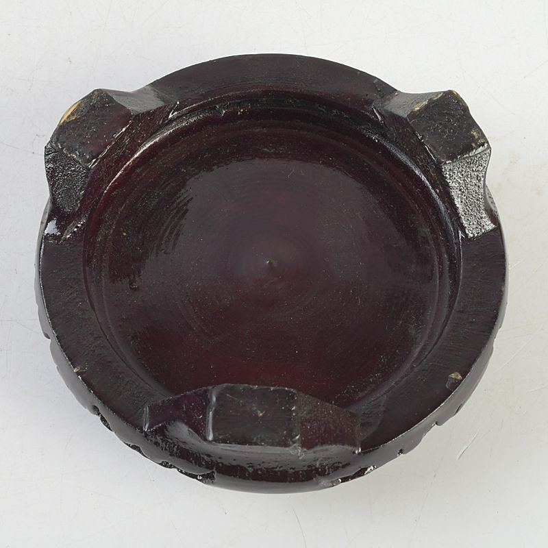 中国 剔紅 堆朱 堆黒 内七宝 花文瓶 唐木台付 M S455 - メルカリ