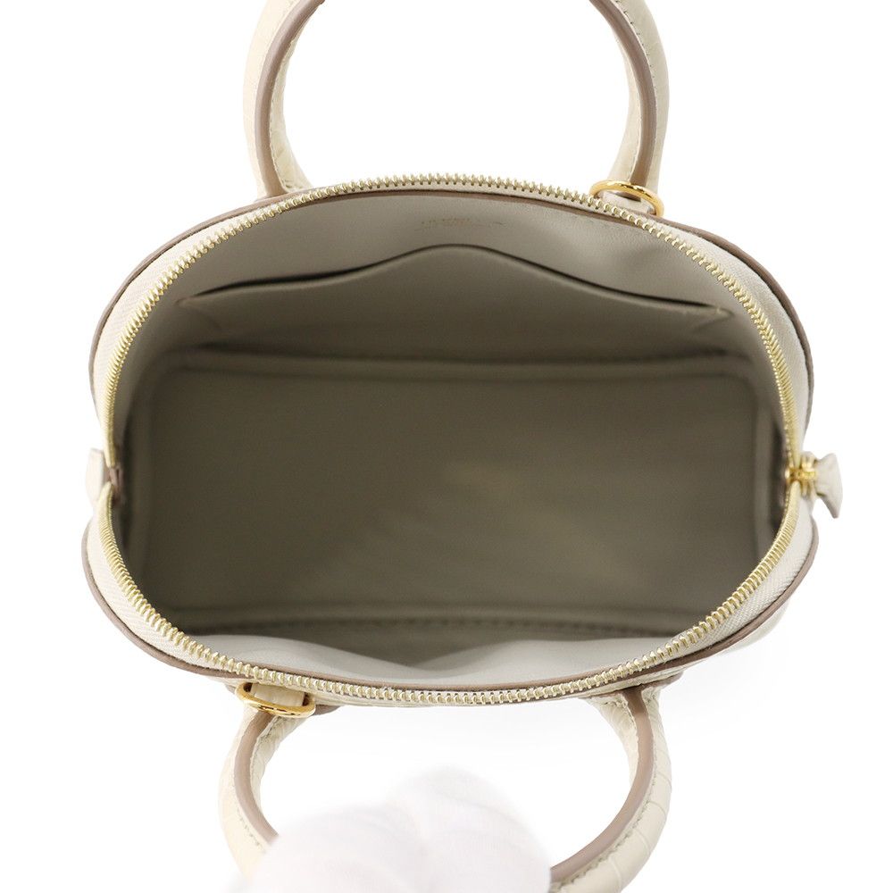 エルメス ボリード1923 ミニ ベトン/ゴールド金具 クロコダイル