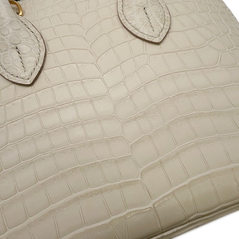 新品未使用 JRA クロコポロサス　ボリード1923ミニ風 レアなグリーン×クロコ】HERMES ボリード1923 ミニ (HERMES/ショルダー