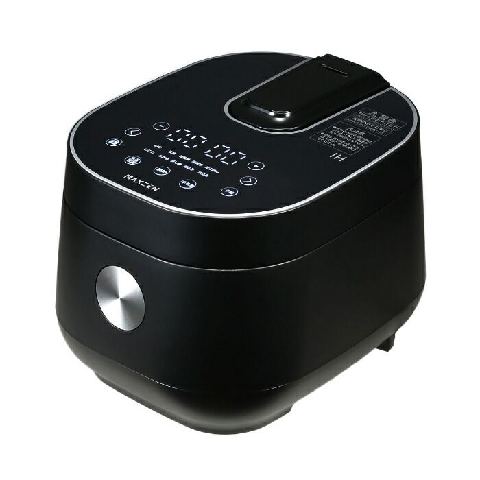 マクスゼン 4 0合炊き IH炊飯器 IHジャー炊飯器 MIH TX 401 BK ブラック 無洗米 4合 0合 二人暮らし 早炊き 保温 予約 玄米 四合炊き シンプル 炊飯ジャー