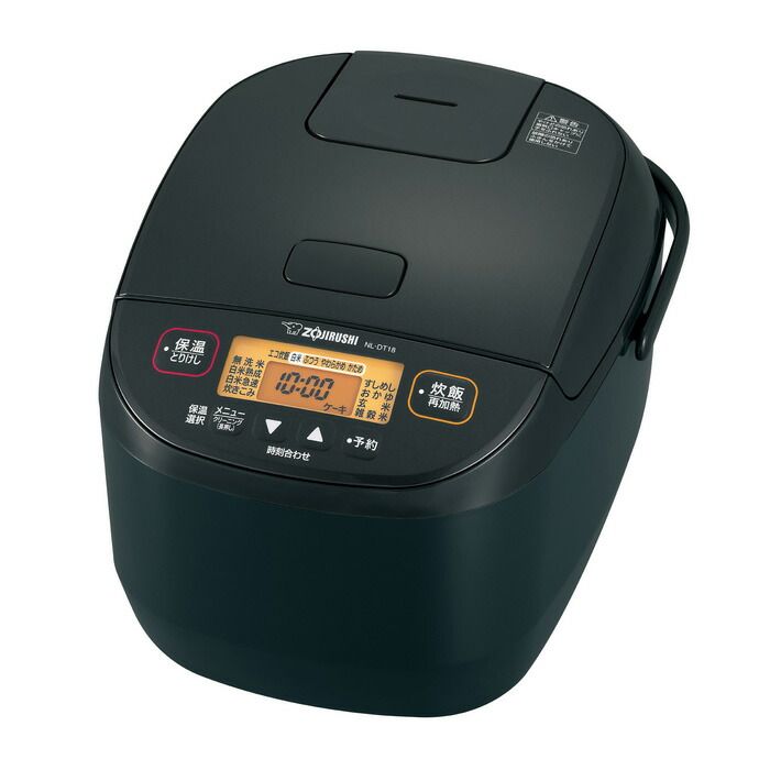 象印 1升炊き 炊飯器 マイコン炊飯ジャー NL DT 18 BA ブラック 1升 10合 マイコン 保温 ごはん
