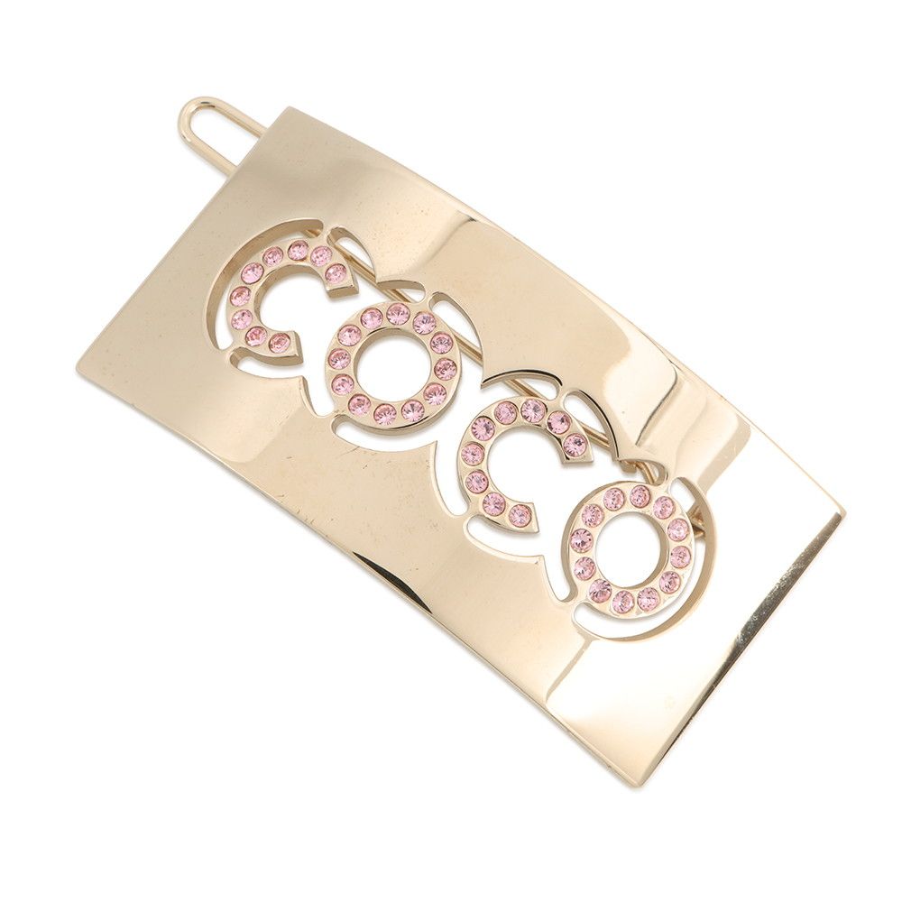 CHANEL シャネル　COCO ラインストーン　ヘアバレッタ シャネル バレッタ COCO ラインストーン CHANEL アクセサリー 【公式通販】