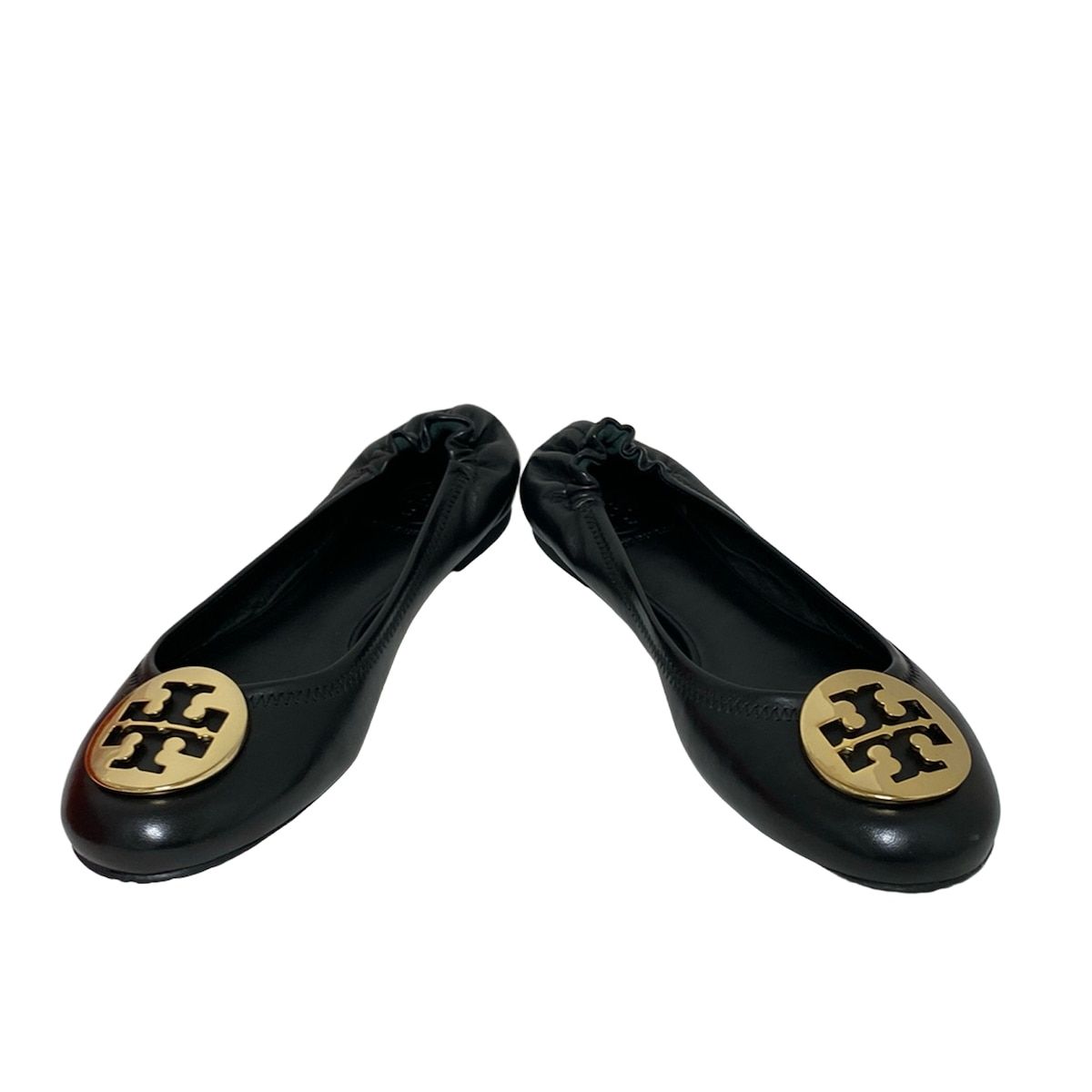 TORY BURCH(トリーバーチ) フラットシューズ 8 M レディース - 黒