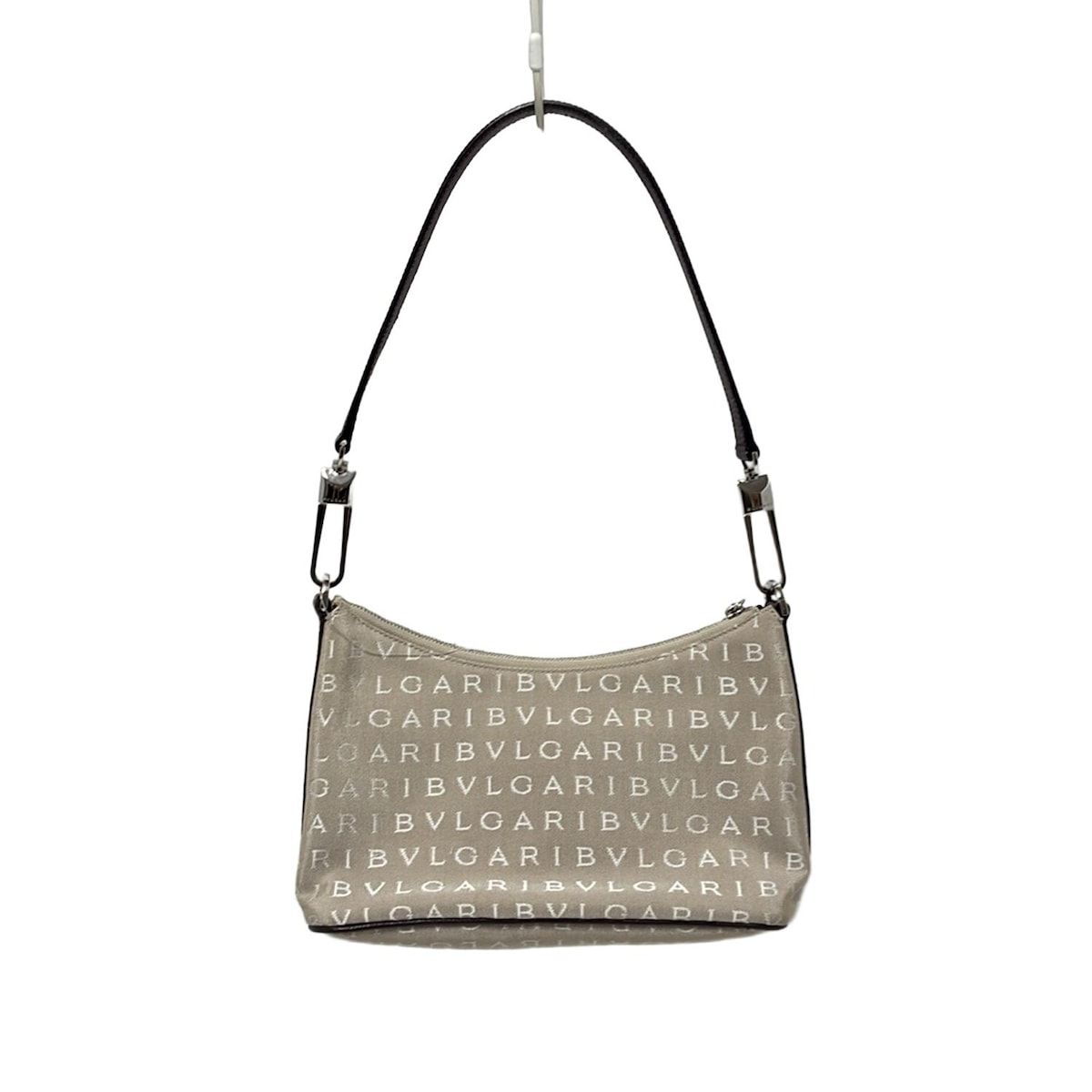 BVLGARI(ブルガリ) ショルダーバッグ美品 ロゴマニア ベージュ