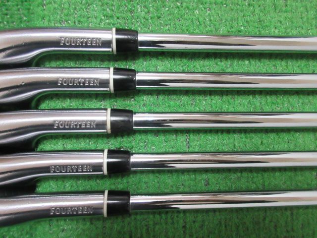 フォーティーン TC-544 フォージド アイアンセット 5本 #6-Pw Zelos7(S