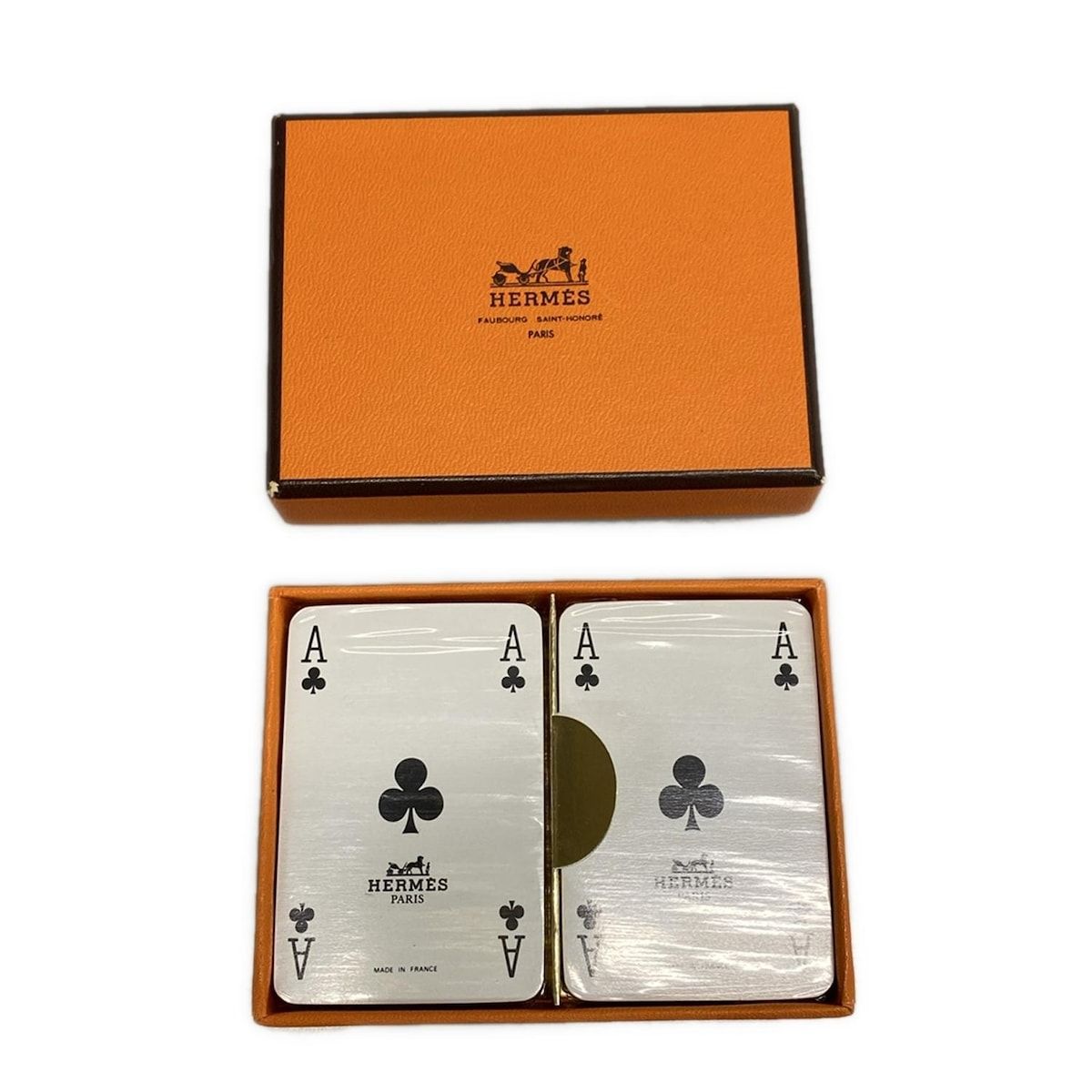 HERMES エルメス 小物 - 白×黒×マルチ トランプ