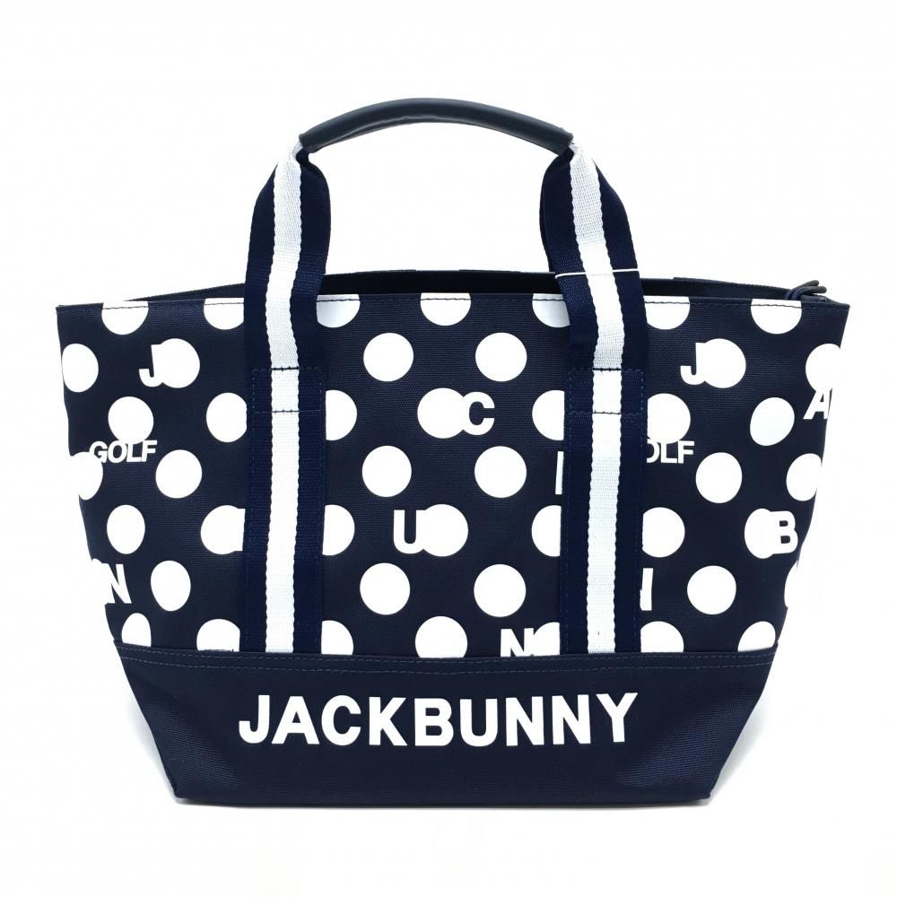 新品】パーリーゲイツ カートバッグ ネイビー×白 ドット ゴルフ PEARLY