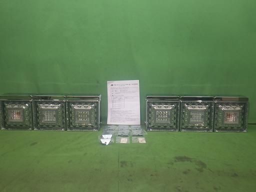 デコトラ 角型 LEDテールランプ 3連 バックランプ付