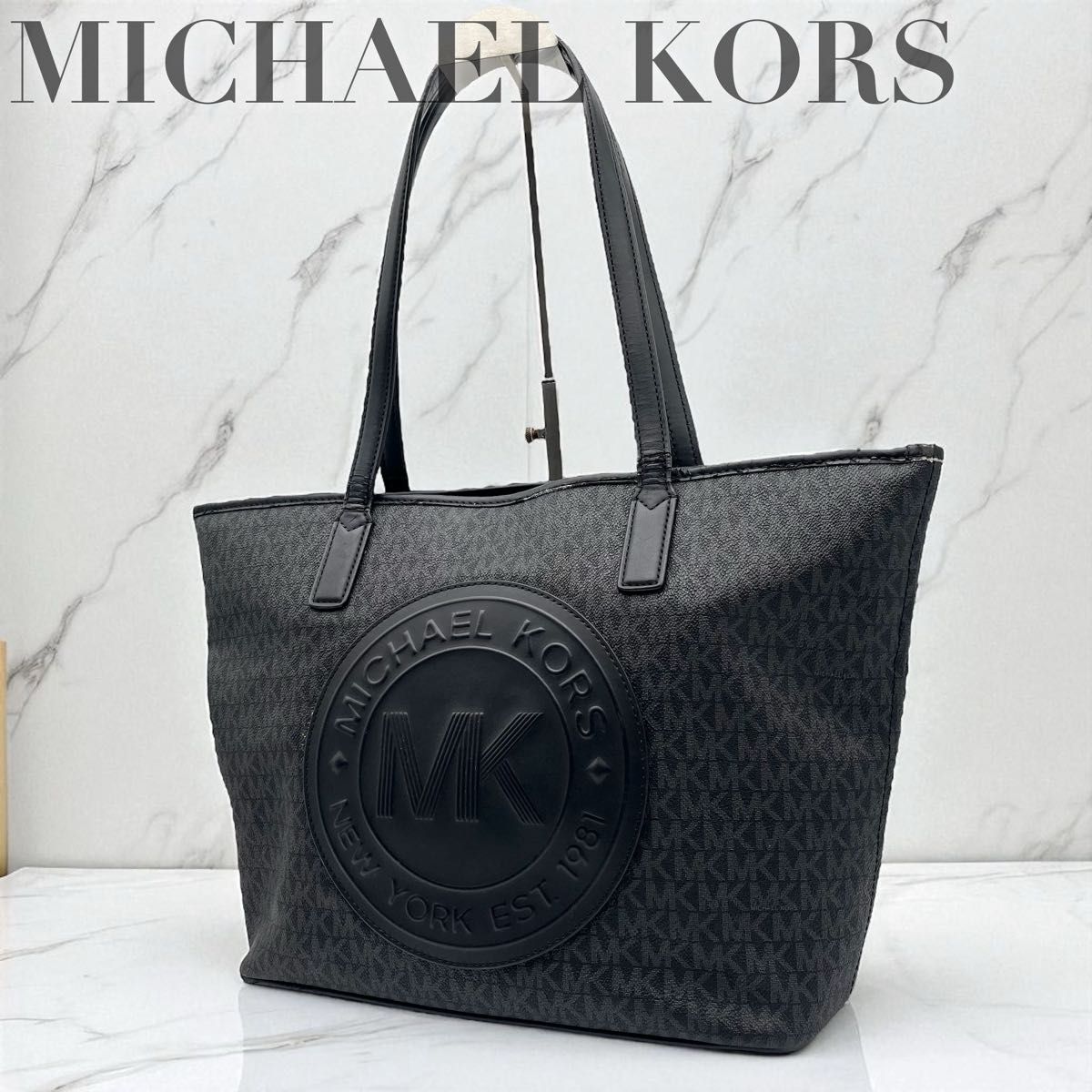 レディース MICHAEL KORS マイケルコース トートバッグ ビッグロゴ 