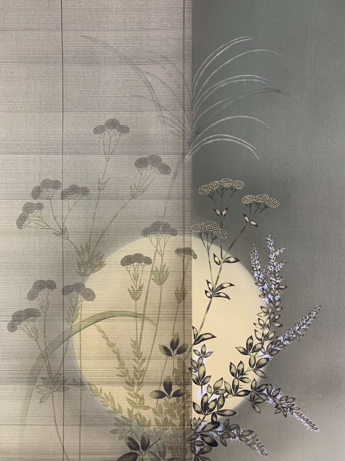 掛け軸】217 石山三千雄「秋草」墨彩会会員 #茶掛 #掛軸 #古美術 #骨董