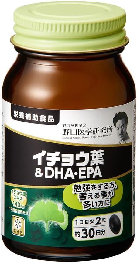 野口医学研究所 イチョウ葉&DHA・EPA 60粒 24個 国内正規品 新品 イチョウ葉＆DHA・EPA | マツキヨココカラオンラインストア