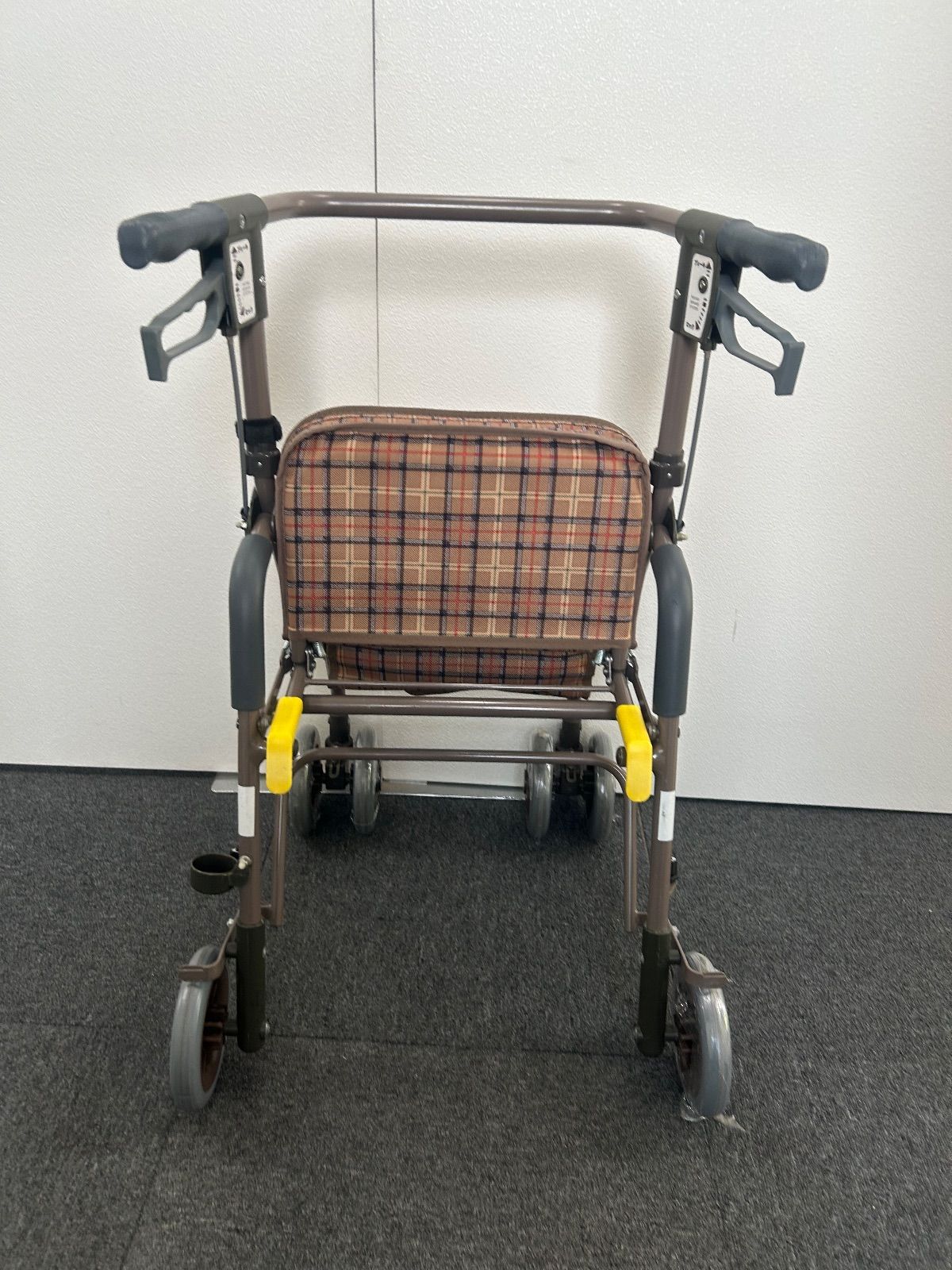 美品】島制作所シンフォニーSP 歩行器 シルバーカー たっぷり収納