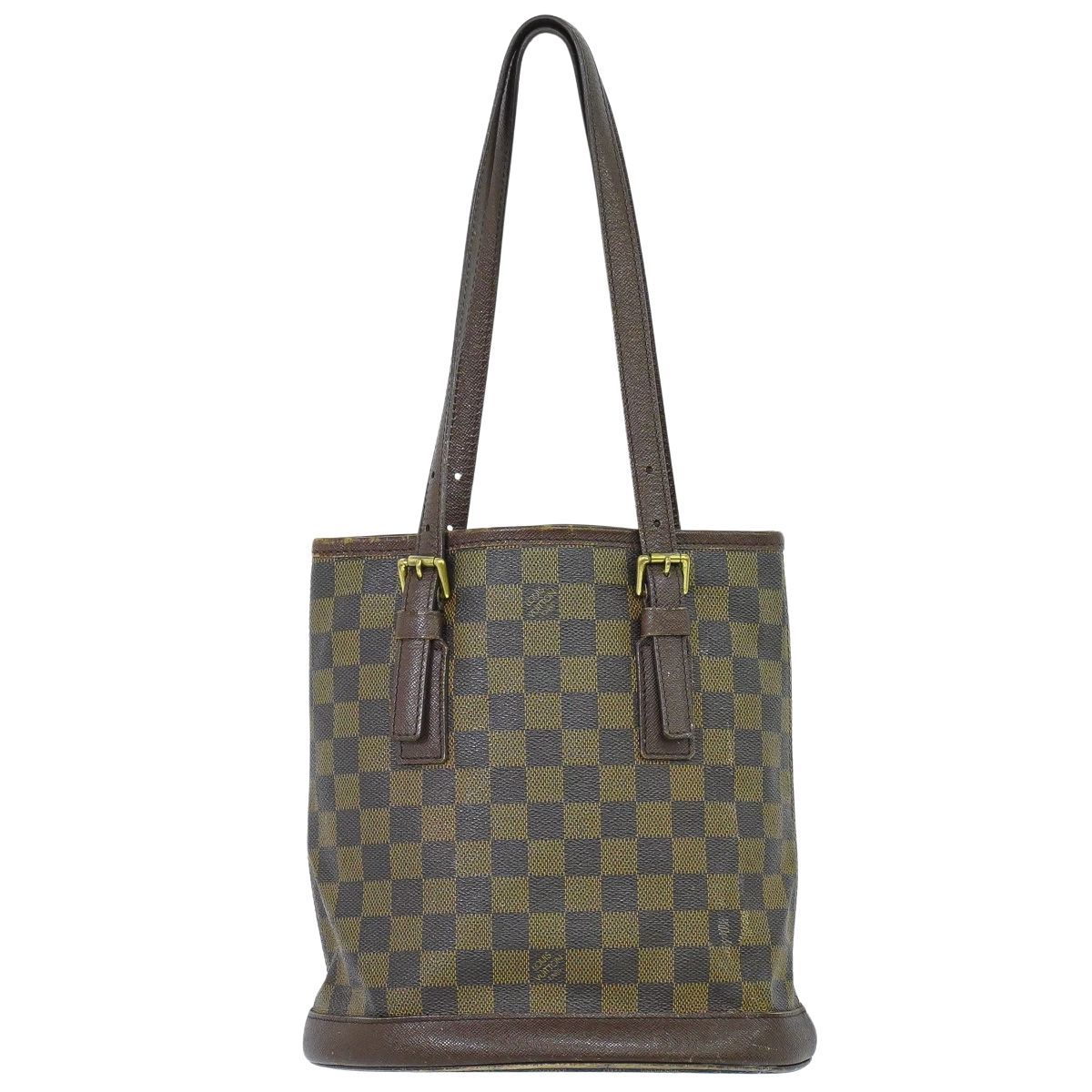 本物 ルイヴィトン LOUIS VUITTON LV マレ ダミエ エベヌ ショルダー